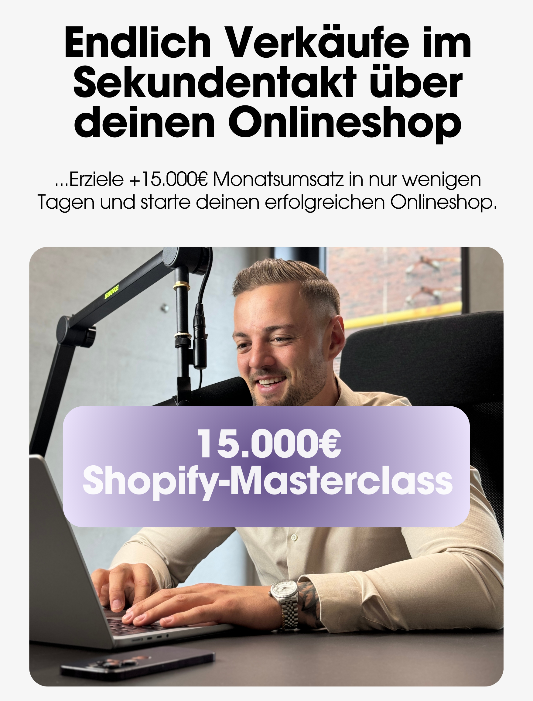 15.000€ E-Commerce Masterclass
